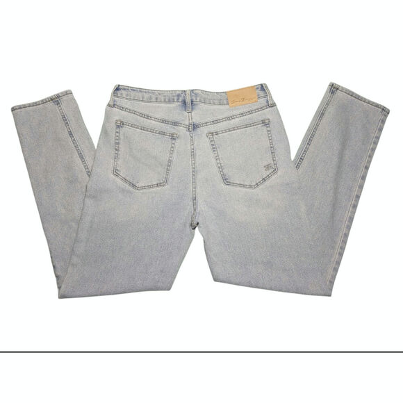 Seven7 Denim - Seven7 90s Straight Leg Jeans Size 6 Key West Light Wash High Rise Ankle